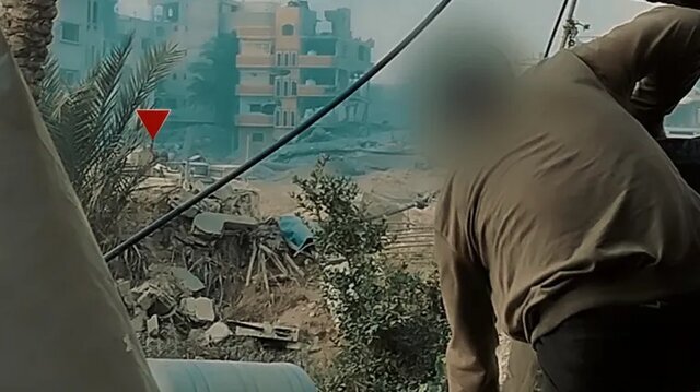 انتشار ویدئوی حمله مقاومت فلسطین به ۲ تانک دشمن در جنوب غزه