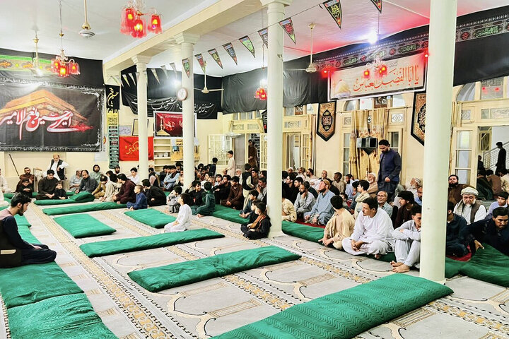 مراسم عزاداری شب هفتم شهدای کربلا در قندهار افغانستان