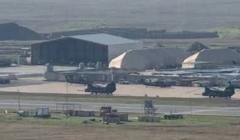 Erbil'deki Harir Üssü'nde Amerikan güçleri alarma geçti