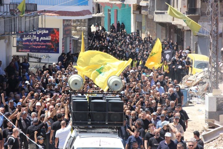 حزب الله وجماهير المقاومة يشيّعون الشّهيد وسام موسى في الخيام