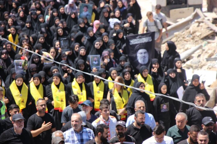 حزب الله وجماهير المقاومة يشيّعون الشّهيد وسام موسى في الخيام