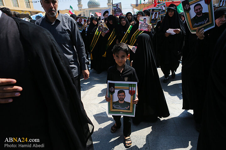 تشییع پیکر دو شهید تجاوز رژیم صهیونیستی در قم