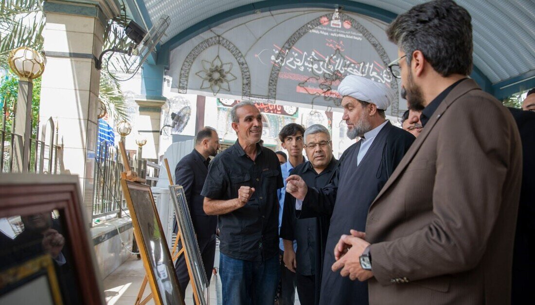 میزبانی شهر کربلای معلی از بزرگترین نمایشگاه خوشنویسی عاشورایی + تصاویر