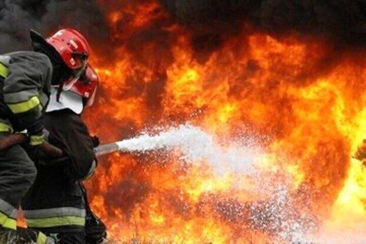 ئاگرکەوتنەوە لە کارگەیەکی هاوێری تاران