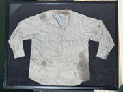Photos: Martyr Hajizadeh's shirt wearing at moment of his martyrdom