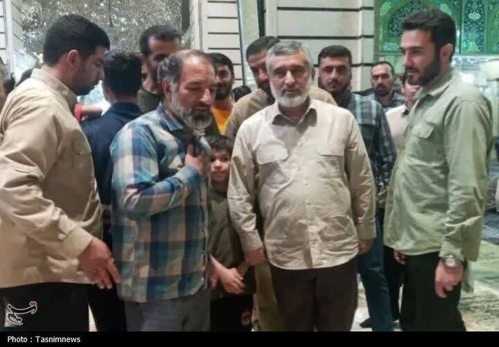 Photos: Martyr Hajizadeh's shirt wearing at moment of his martyrdom