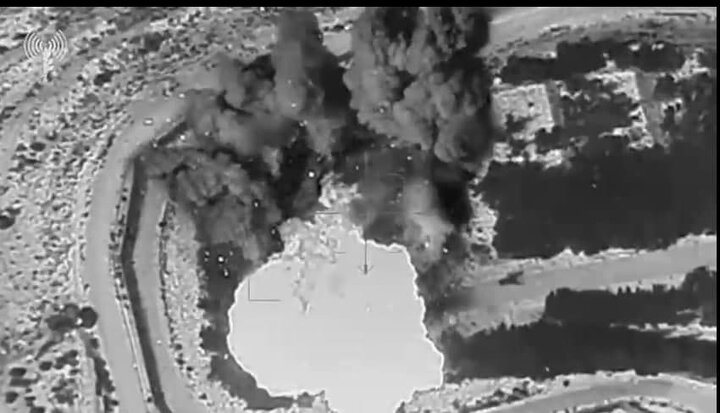 ویدیوی ارتش اسرائیل از حمله به ستادکل ارتش سوریه