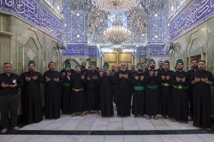 غسل حرم مرقد أبي الفضل العباس (عليه السلام)