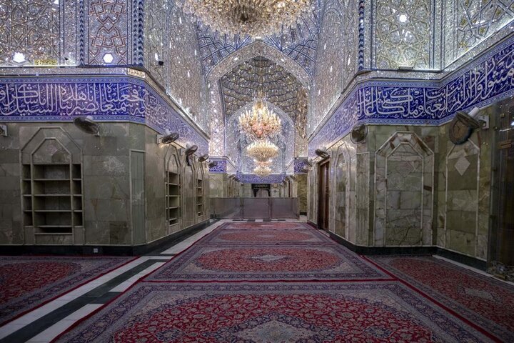 غسل حرم مرقد أبي الفضل العباس (عليه السلام)