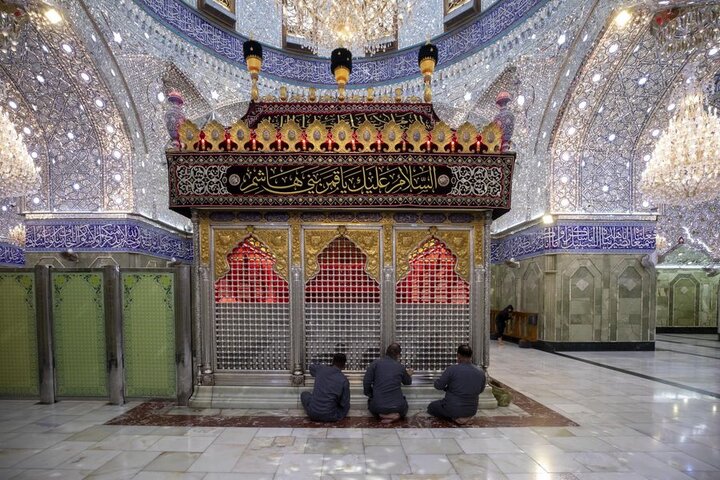 غسل حرم مرقد أبي الفضل العباس (عليه السلام)