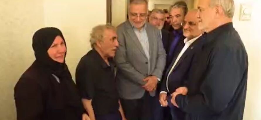 Visual report of Iran president’s direct visit to war-affected people