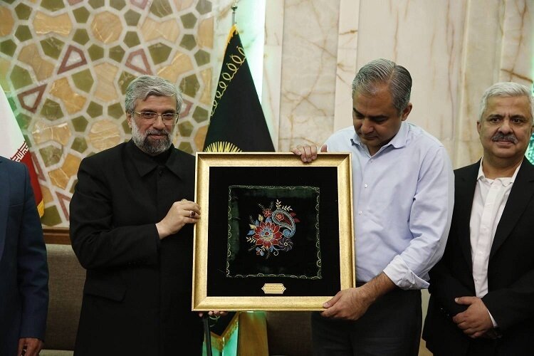 Pakistan's Interior Minister visits Imam Reza holy shrine