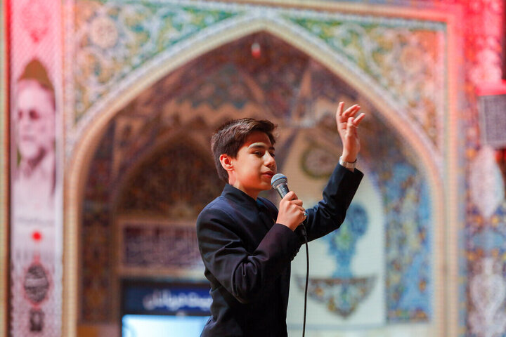 تقرير مصور/ أمسية شعرية في صحن القدس التابع للحرم الرضوي الطاهر بمدينة مشهد