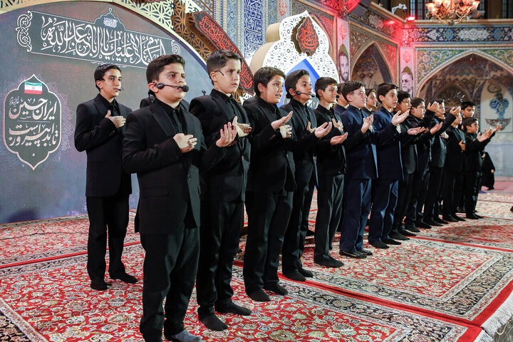 تقرير مصور/ أمسية شعرية في صحن القدس التابع للحرم الرضوي الطاهر بمدينة مشهد