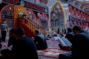 تقرير مصور/ مراسيم قراءة دعاء الندبة عند مرقد أبي الفضل العباس (عليه السلام)