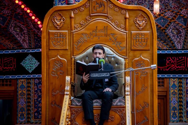 مراسيم قراءة دعاء الندبة عند مرقد أبي الفضل العباس (عليه السلام)