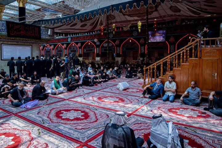 مراسيم قراءة دعاء الندبة عند مرقد أبي الفضل العباس (عليه السلام)