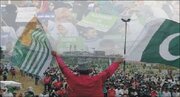 Kashmiris celebrating ‘Pakistan Accession Day’