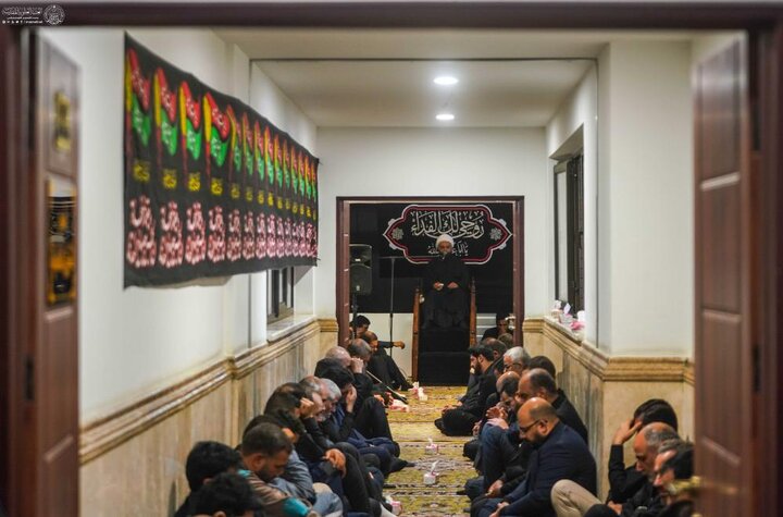 إقامة مجلس عزاء حسيني بمناسبة شهادة الإمام زين العابدين (ع)