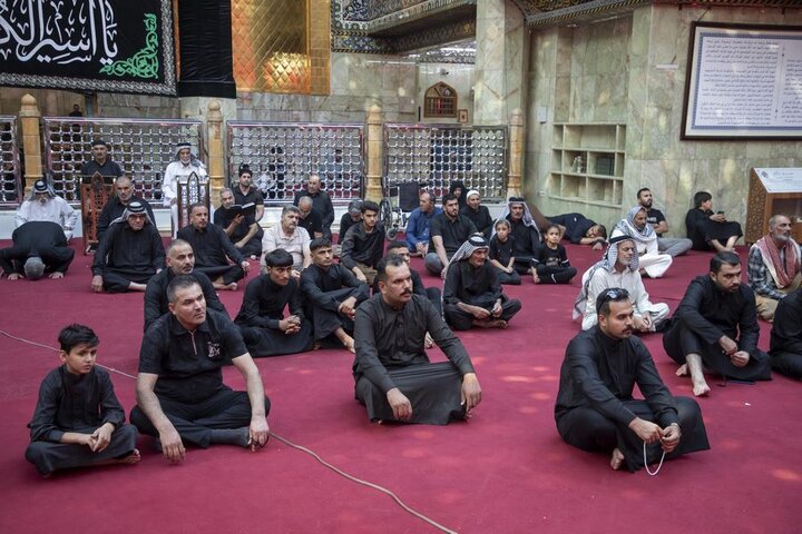 إقامة مجلس عزاء بذكرى شهادة الإمام السجاد (ع) في العتبة العباسية المقدسة