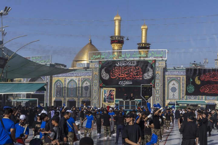 مسيرات عزائية مستمرة للمواكب الحسينية لإحياء أيام شهر المحرم