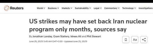 Tathmini ya Mashirika 8 ya Kijasusi ya Marekani Kuhusu Kushindwa kwa Trump Katika Kuishambulia Iran