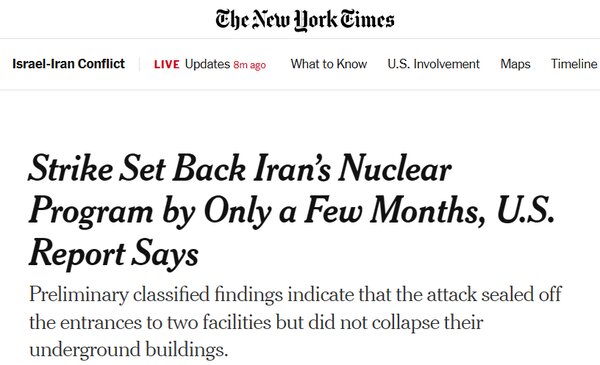 Tathmini ya Mashirika 8 ya Kijasusi ya Marekani Kuhusu Kushindwa kwa Trump Katika Kuishambulia Iran