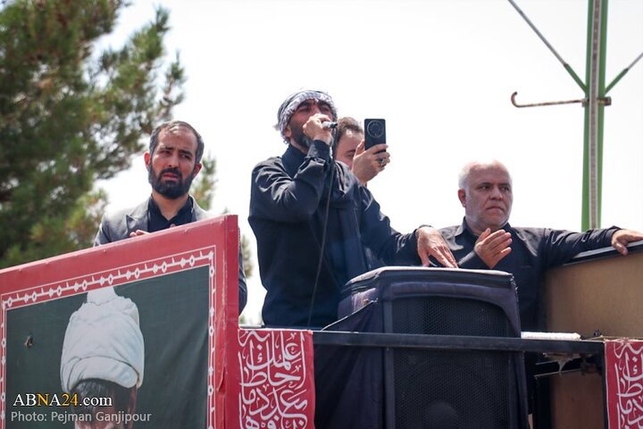 تشییع پیکر مطهر شهید مدافع وطن «حسین معینی» در منطقه کربکند اصفهان