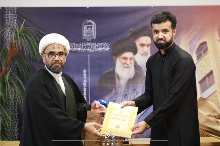 تقرير مصور/ وفد العتبة الحسينية يزور مقر جامعة آل البيت(ع) في قم