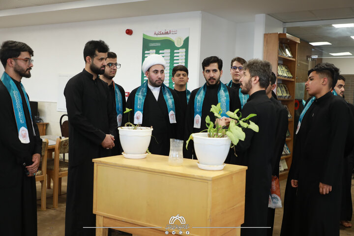 تقرير مصور/ وفد العتبة الحسينية يزور مقر جامعة آل البيت(ع) في قم