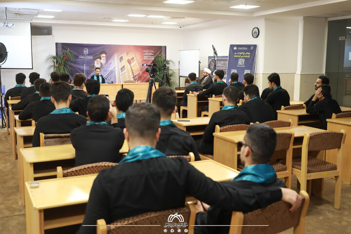 تقرير مصور/ وفد العتبة الحسينية يزور مقر جامعة آل البيت(ع) في قم