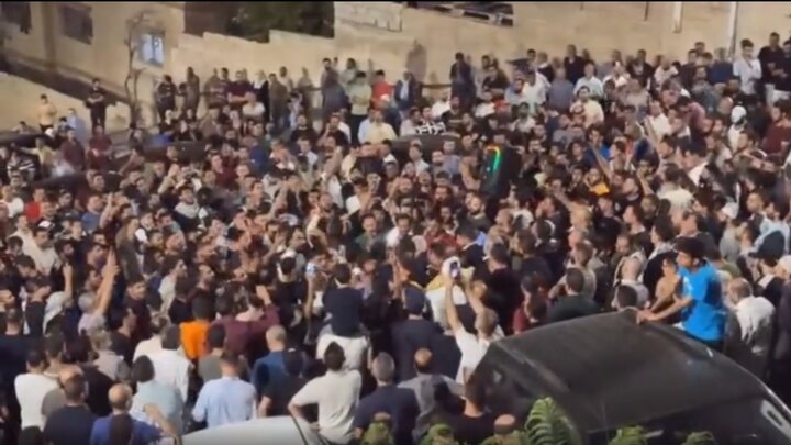 تظاهرات اردنی‌ها در حمایت از ساکنان غزه