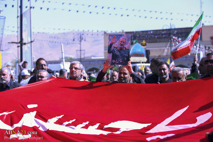 مراسم تشییع پیکر سرلشکر شهید غلامحسین غیب‌پرور - شیراز
