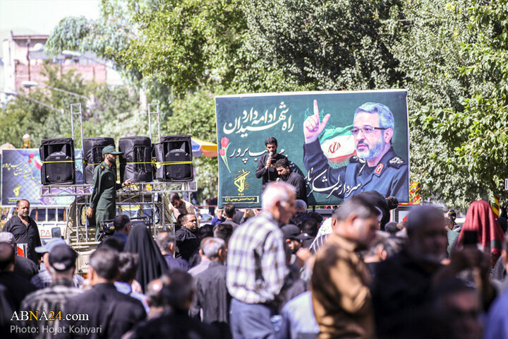 مراسم تشییع پیکر سرلشکر شهید غلامحسین غیب‌پرور - شیراز