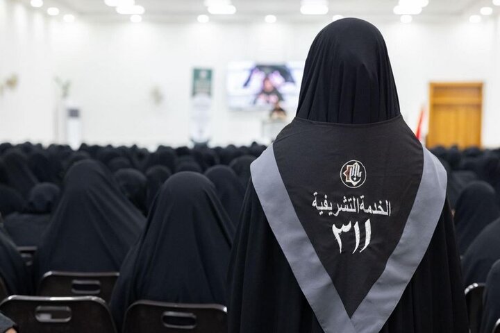 بمشاركة 500 مبلغة ...محاضرة بعنوان (الزيارة الأربعينية موسم نزول البركات الإلهية)