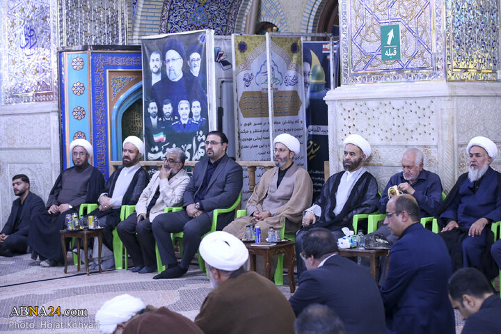 مراسم بزرگداشت مرحوم آیت الله موحد در سومین حرم اهل بیت(ع)