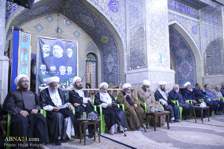 مراسم بزرگداشت مرحوم آیت الله موحد در سومین حرم اهل بیت(ع)