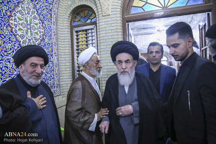 مراسم بزرگداشت مرحوم آیت الله موحد در سومین حرم اهل بیت(ع)