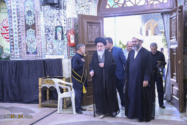 مراسم بزرگداشت مرحوم آیت الله موحد در سومین حرم اهل بیت(ع)