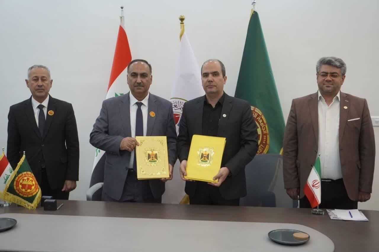 توقيع مذكرة تفاهم بين جامعة الإمام الرضا (ع) الدولیة وجامعتي «التقنية الجنوبية» و «الكنوز» في العراق