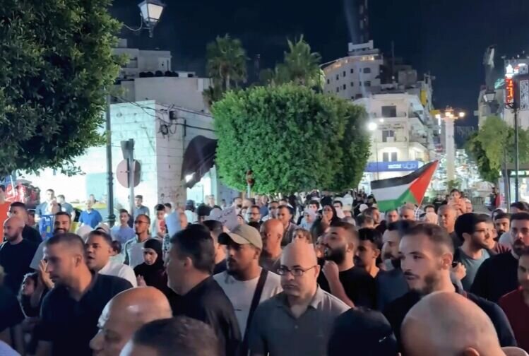 West Bank cities hold rallies in support of Gaza