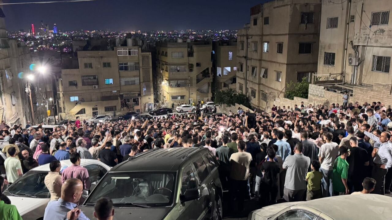 Thousands rally in Jordan to protest Israeli starvation tactics against Gaza