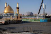 تقرير مصور / صبّ أكثر من 200 م³ من الخرسانة في المساحات الإضافية لصحن أم البنين (عليها السلام)