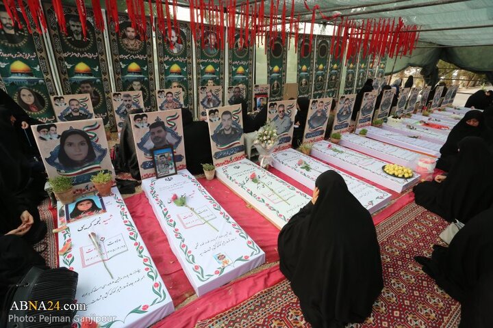 ️️مراسم سوگواری شهادت امام سجاد(ع) در جوار قبور شهدای حملات رژیم صهیونیستی در اصفهان