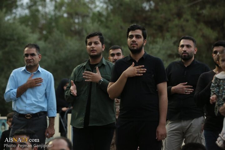 ️️مراسم سوگواری شهادت امام سجاد(ع) در جوار قبور شهدای حملات رژیم صهیونیستی در اصفهان