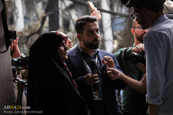 بازدید خبرنگاران خارجی از ساختمان شیشه‌ای صداوسیما