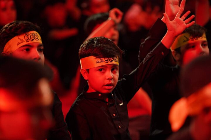 الليلة الثالثة من مجلس العزاء المركزي هيئة الحشد الشعبي في بغداد بحضور أبناء الشهداء