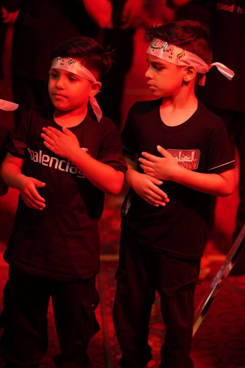 الليلة الثالثة من مجلس العزاء المركزي هيئة الحشد الشعبي في بغداد بحضور أبناء الشهداء