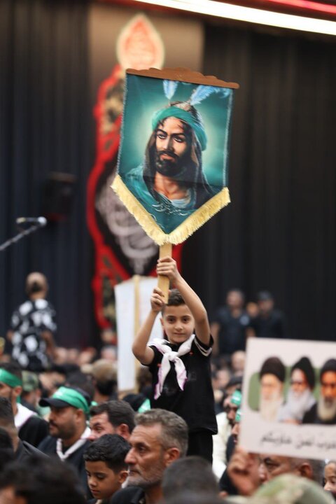 حركة عصائب أهل الحق تقيم امجلس العزاء الحسيني المركزي السنوي