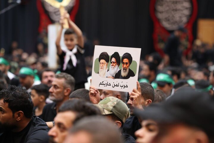 حركة عصائب أهل الحق تقيم امجلس العزاء الحسيني المركزي السنوي